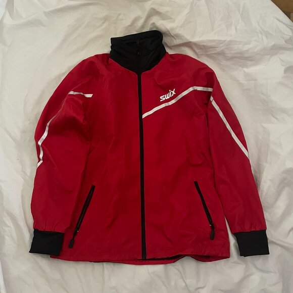 Swix Women's Red/Black Cross Country Ski Jacket Size L - Picture 1 of 8